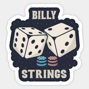 Dice Billy strings Sticker